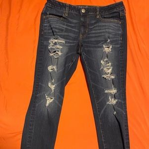 American Eagle Distressed Jeggings